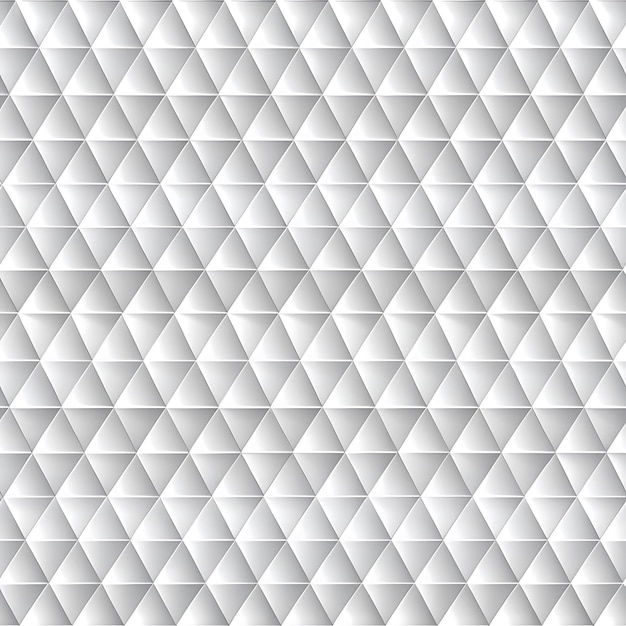 motif d'arrière-plan triangulaire sans couture blanc Arrière-plan Ai généré