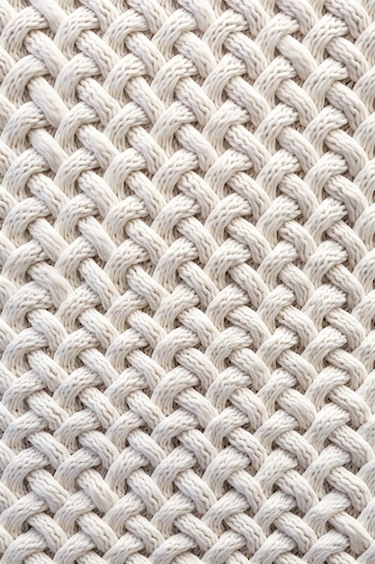 Motif blanc pastel tricoté