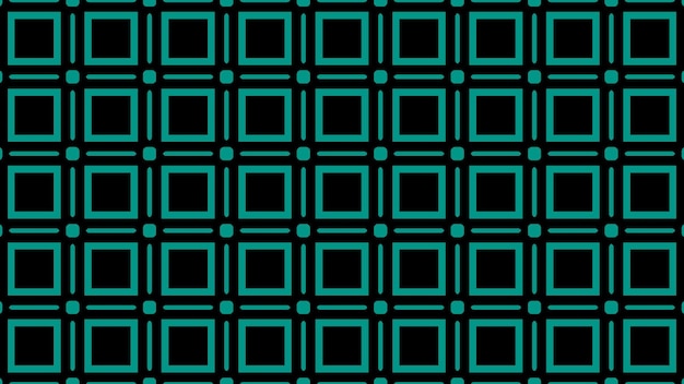 Un motif bleu abstrait sans couture avec des carrés et des carrés.