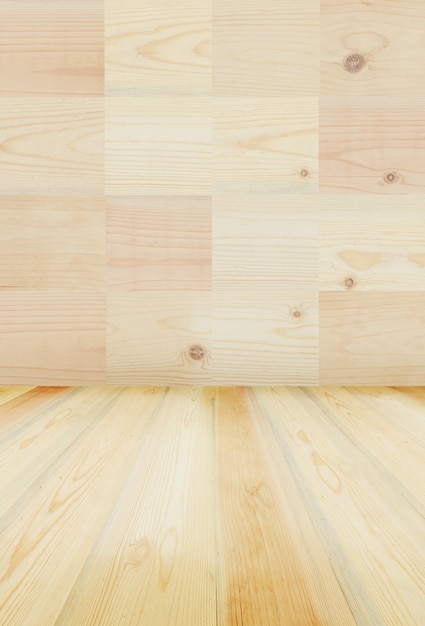 Motif de bois mur et plancher