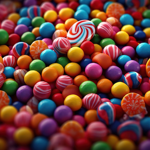 Le motif des bonbons à la gelée