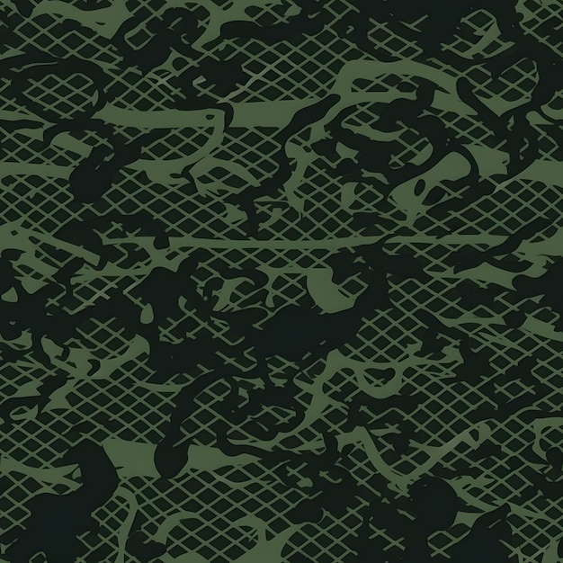 Motif de camouflage fond illustration vectorielle continue Style de vêtements militaires classiques