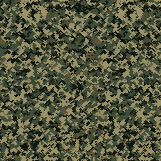 Un motif de camouflage vert et noir.