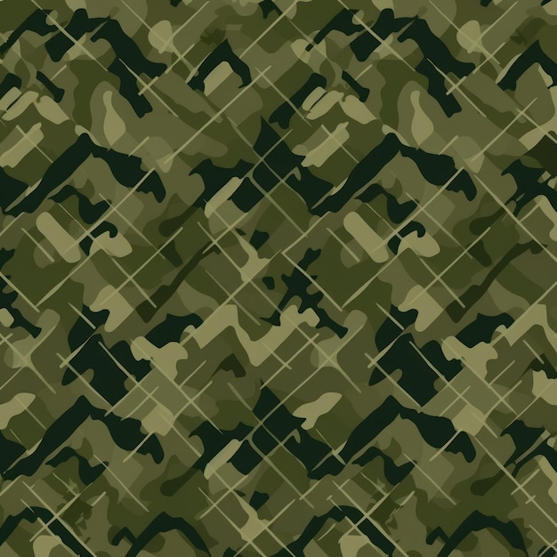 Un motif de camouflage vert et noir.