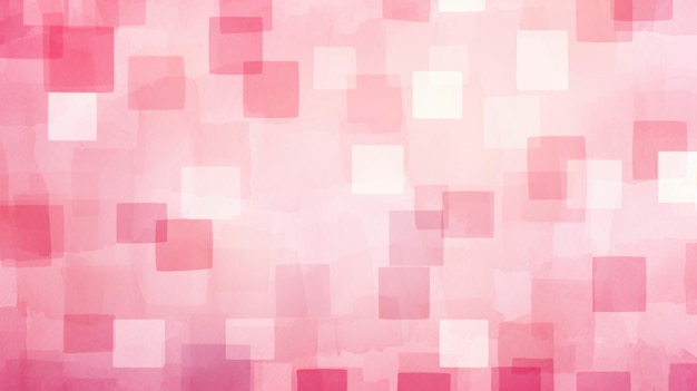 Le motif carré d'aquarelle rose abstrait Le concept est la texture et le design artistiques