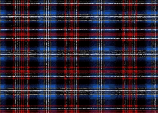 Photo motif à carreaux de tartan