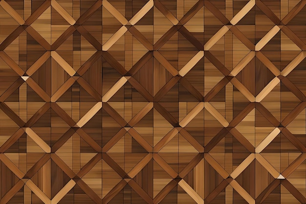 Le motif des carrés de bois est un dessin qui s'appelle l'original.