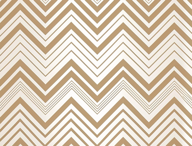 Un motif chevron beige et blanc avec des lignes en zigzag.