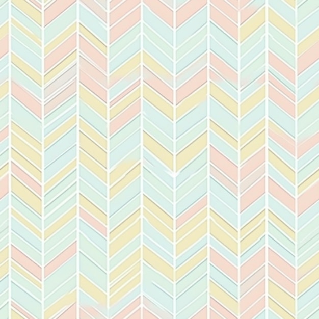 Motif chevron pastel aux couleurs pastel.