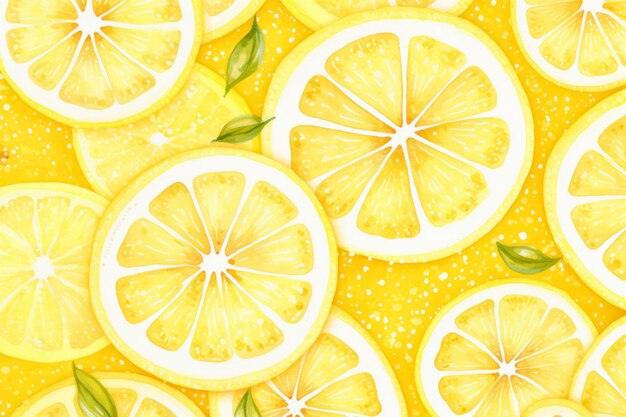 Photo motif citron avec paillettes pour papier numérique