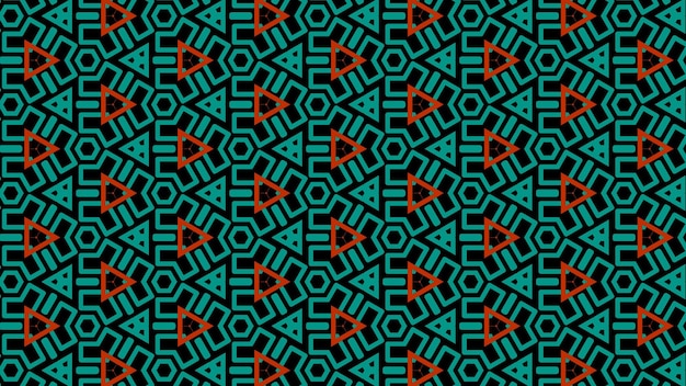Un motif coloré avec le mot " sur lui.