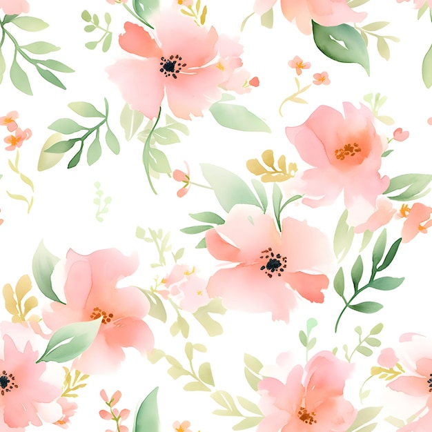 Motif de conception pour le tissu de belles fleurs florales