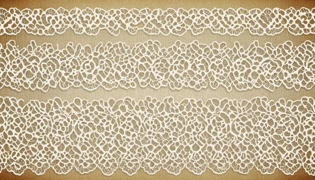 Motif de dentelle vintage sur un fond texturé