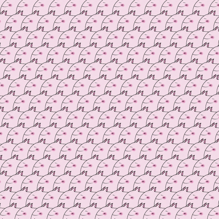 Photo le motif de dessin animé convient comme arrière-plan.