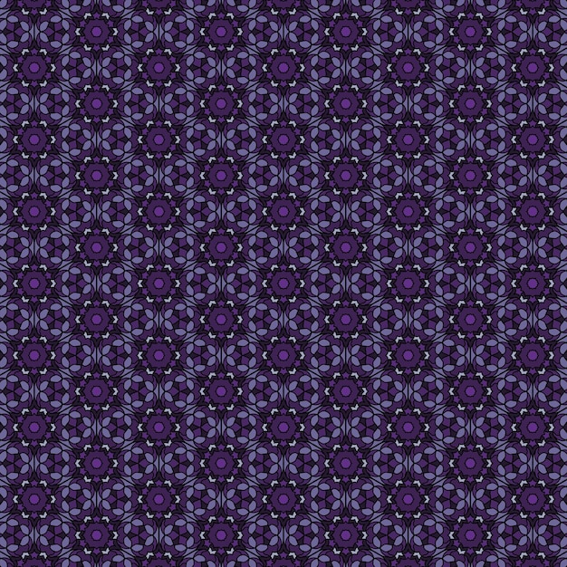 Le motif du tissu est utilisé comme arrière-plan dans des tons violets.