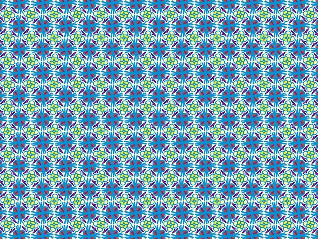 Le motif est utilisé pour fabriquer un tissu à motif imprimé.