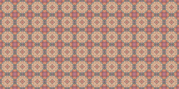 Motif ethnique Texture de conception de tissu kaléidoscope abstrait ou arrière-plan