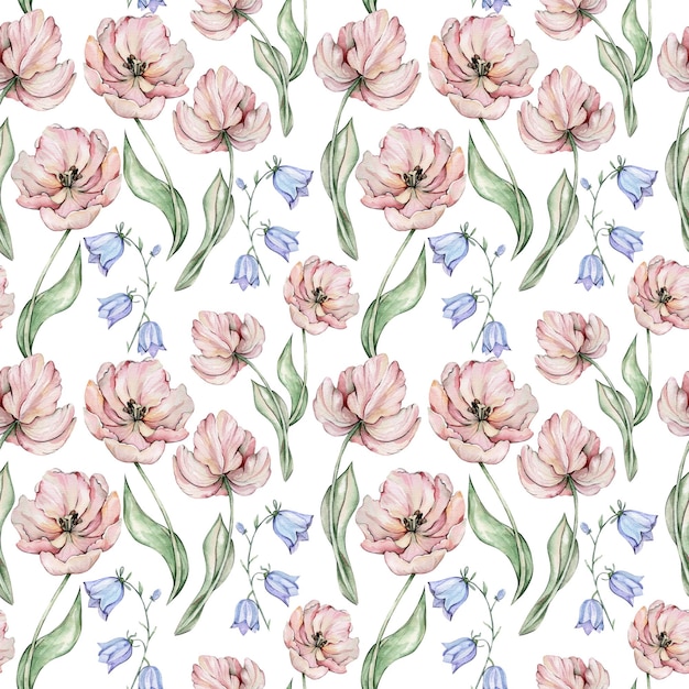 un motif de fleur avec une feuille et des feuilles