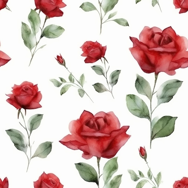 motif de fleurs roses