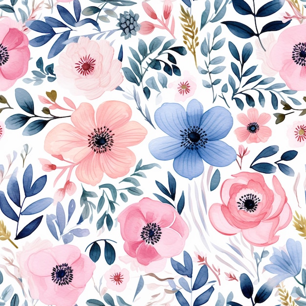 Motif floral audacieux et saisissant