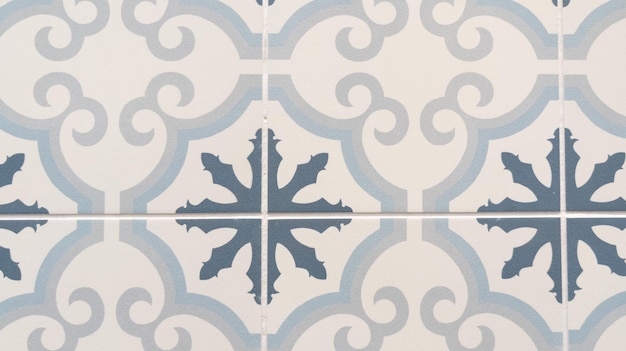 Motif floral Azulejo patchwork carreaux de mosaïque fond d'écran vintage carreaux de portugal géométriques