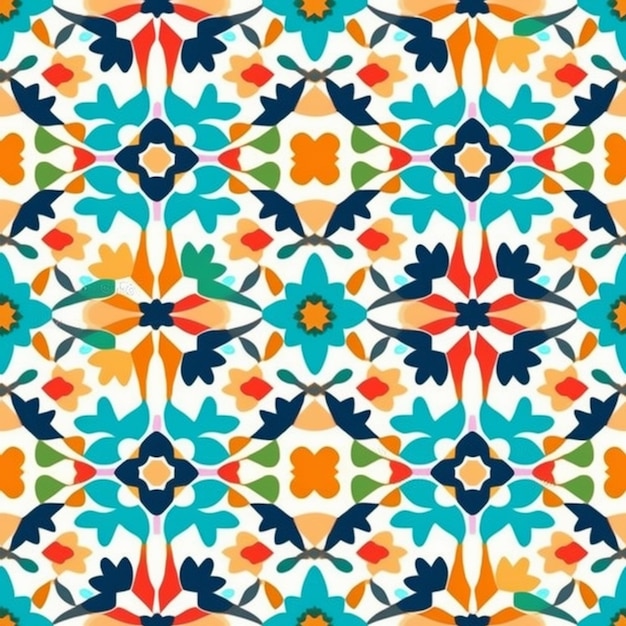 Motif floral coloré avec une fleur. modèle sans couture avec une fleur. illustration vectorielle.