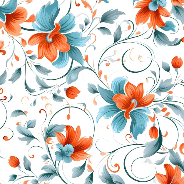 motif floral design fleur impression textile Design numérique