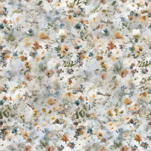 Un motif floral avec un fond blanc