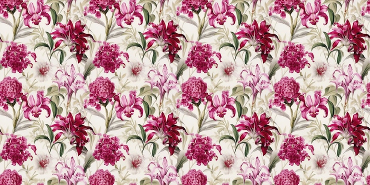 Photo un motif floral par personne