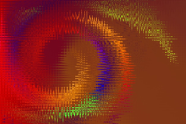 Motif de fond de lignes spirales colorées