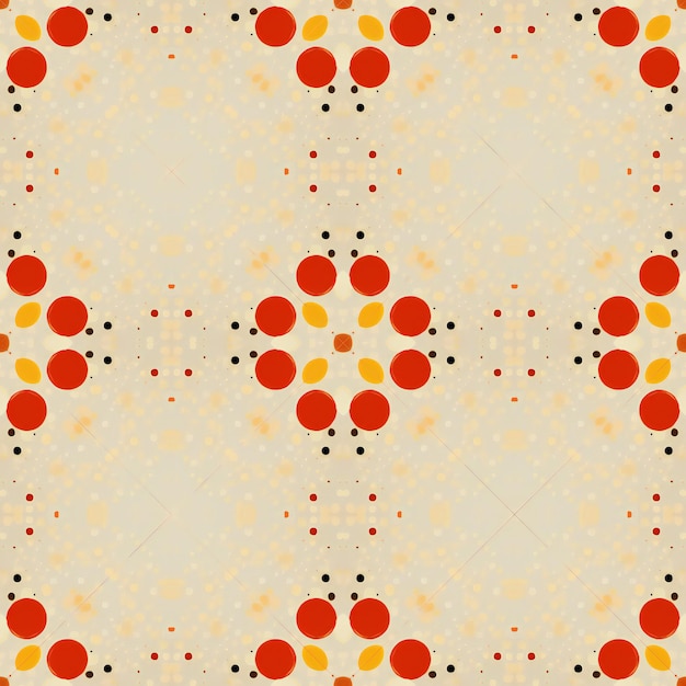 Motif de fond sans couture Motif géométrique abstrait avec petits cercles
