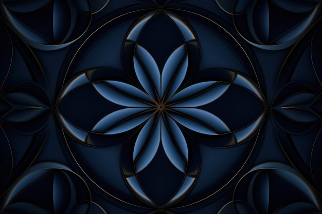 Le motif de fond symétrique en cercle bleu et noir ar 32 v 52 ID d'emploi c77f2c4e4f0b4ad589cea8bf24081837