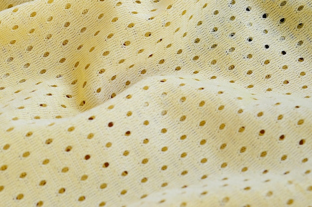 Motif de fond textile textile tissu mesh jaune