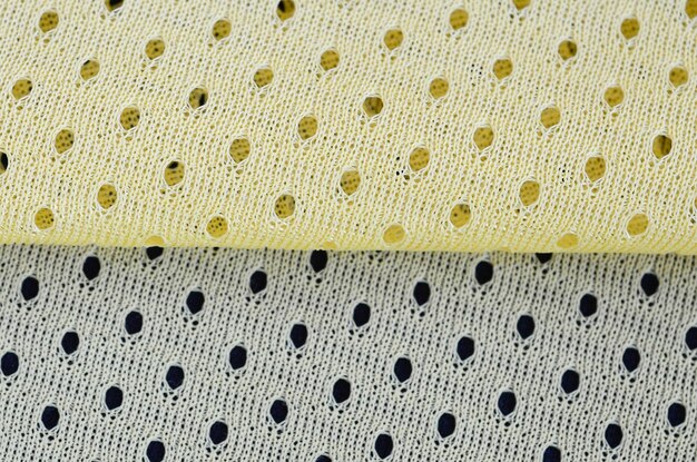 Motif de fond textile textile tissu mesh jaune