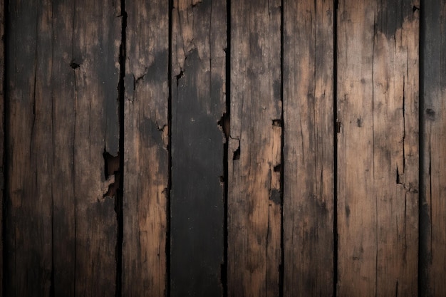 Motif de fond de texture en bois Fond de mur naturel Vintage de fond en bois de planche de grange ai génératif