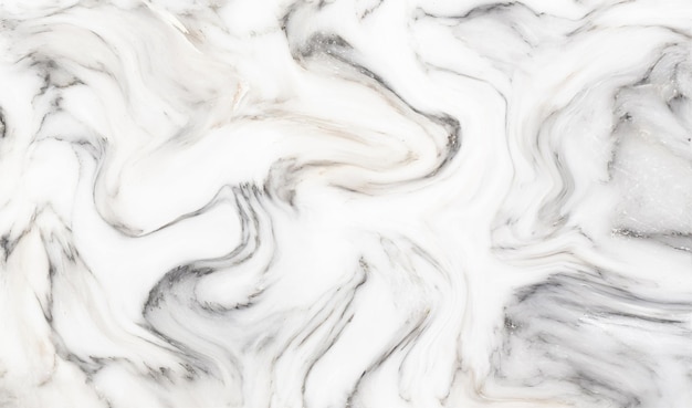 Le motif de fond de texture de vagues peintes à l'acrylique d'encre de marbre gris blanc peut être utilisé pour le papier peint ou le carrelage mural luxueux ou la coque de téléphone portable