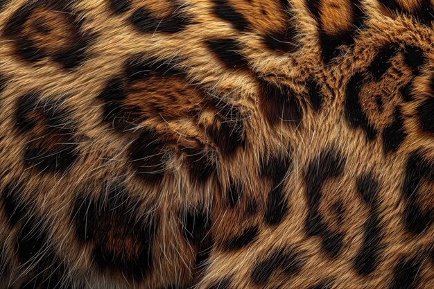 Le motif de la fourrure de Jaguar est sans couture, de vraie texture poilue.