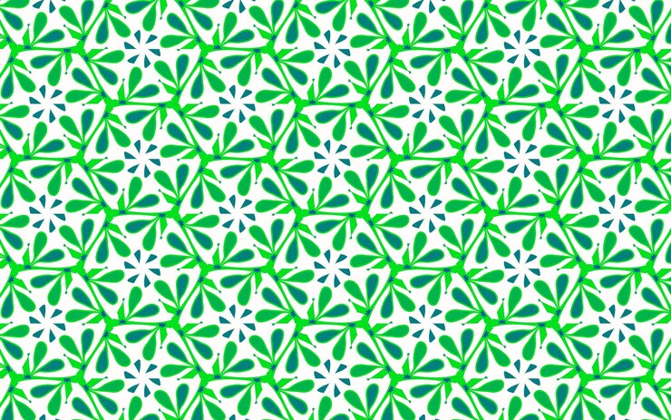 Photo motif géométrique de feuille motif sans couture