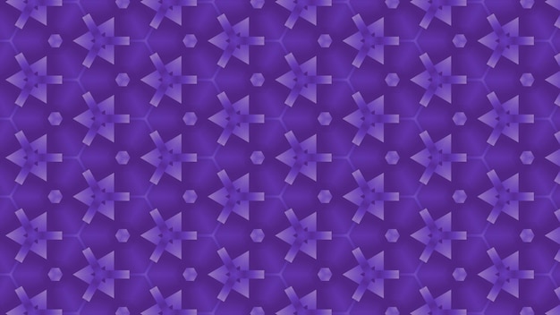 le motif géométrique avec des flèches sur fond violet