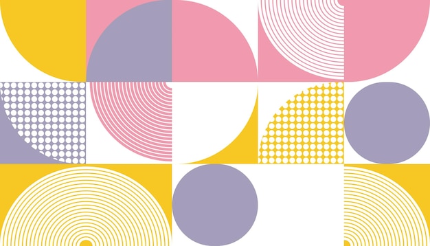 Motif géométrique rose doux