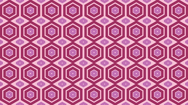 Un motif géométrique violet et violet avec des formes géométriques sur un fond violet.