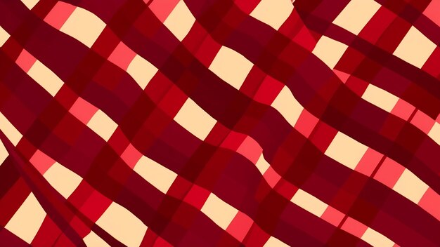 Motif de gingham sans couture rouge