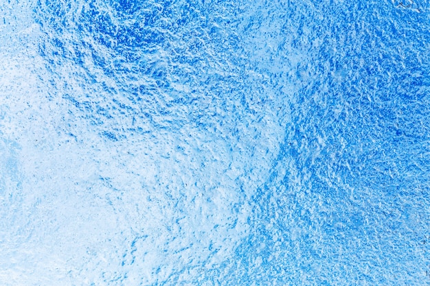 Motif de glace gelée sur verre