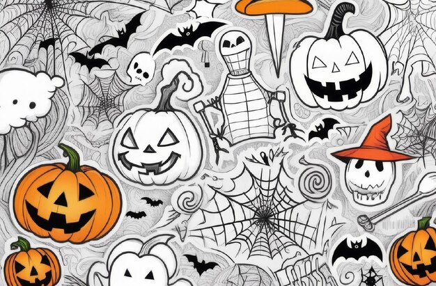 Le motif d'Halloween