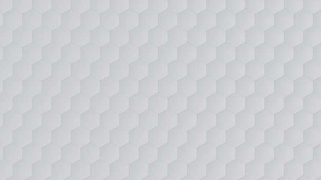 motif hexagone blanc