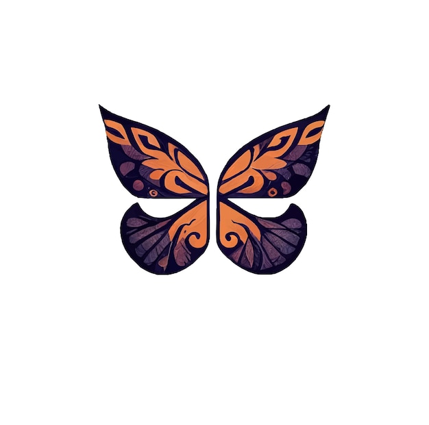 Motif logo papillon