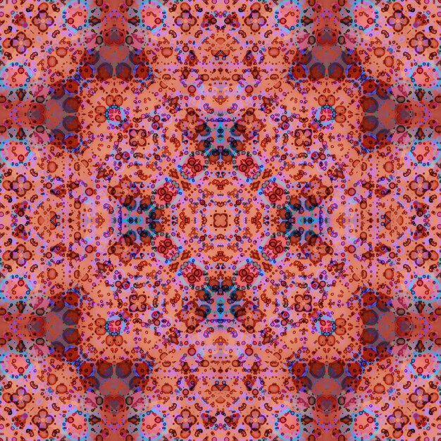 Photo motif de mandala sans couture texture de mandala artistique