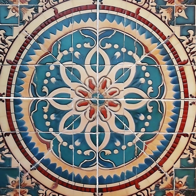 motif de mosaïque complexe