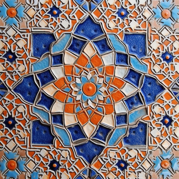 motif de mosaïque complexe