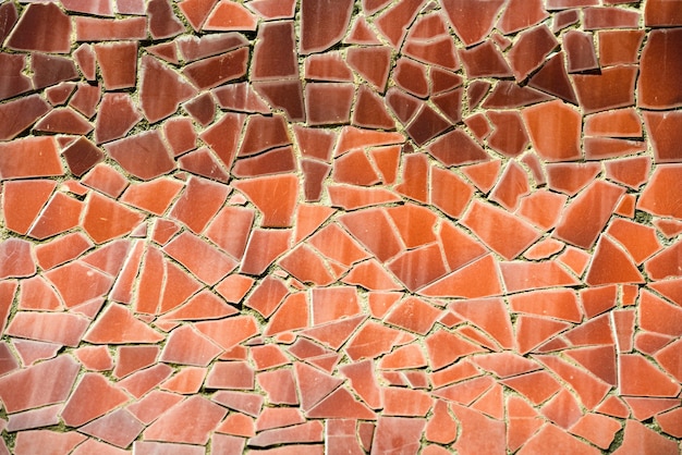 Le motif en mosaïque orange peut être utilisé pour le fond et la texture